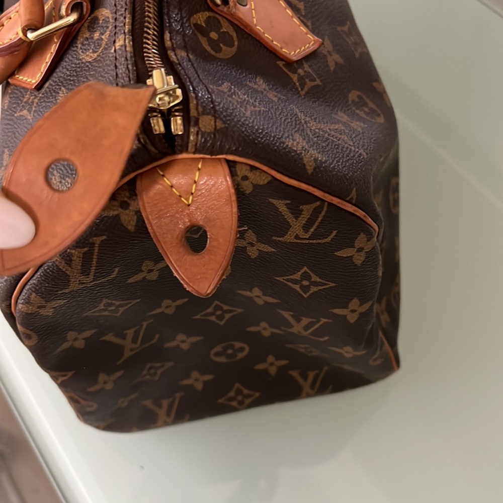 Authentic Louis Vuitton Monogram Speedy 30 Hand Boston Bag  travel hand bag - Picture 7 of 12